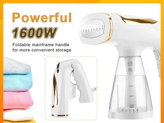 Ferro de passar roupas a vapor portátil dobrável