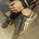 TÊNIS DE COURO MASCULINO MODA RETRÔ E CONFORTÁVEL